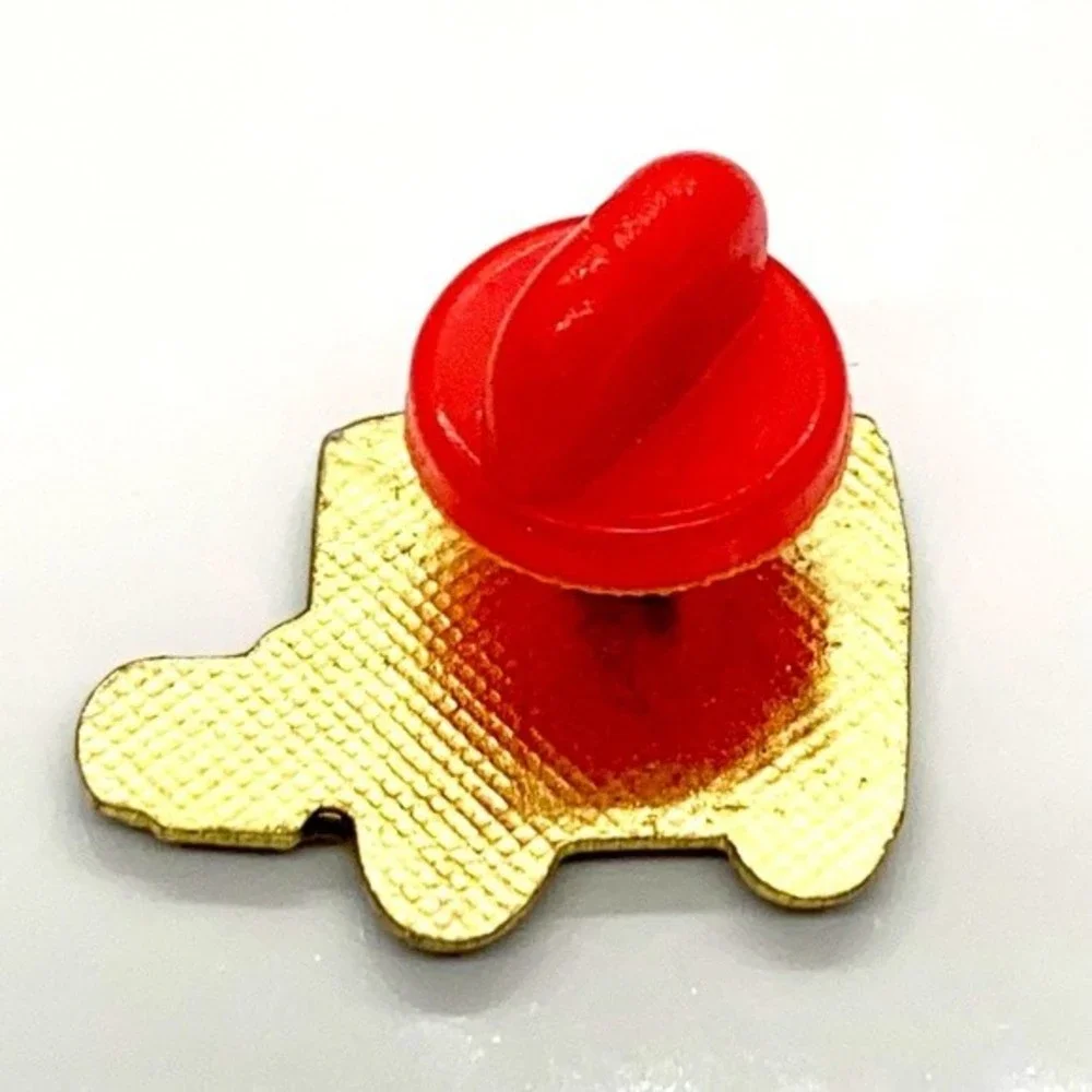 Semi trucker hat pin, jacket pin, lapel pin,‎ lit pin, backpack pin 80's trucker
